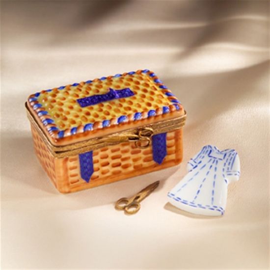 Picture of Limoges Sewing Basket with Dress Box  