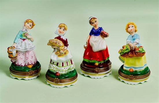 Picture of Limoges Four Seasons Girls Boxes