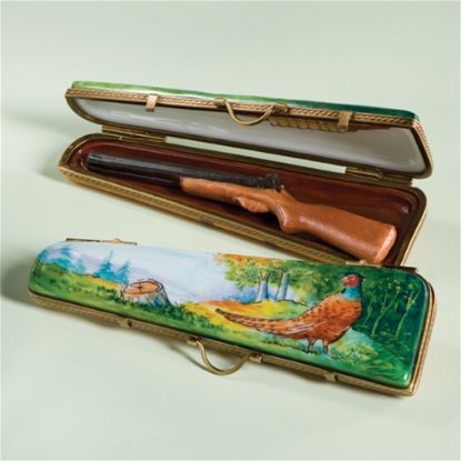 Picture of Limoges Pheasant Hunting Case Box