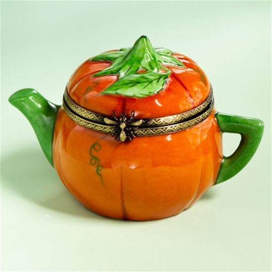 Picture of Limoges Pumpkin Teapot Box
