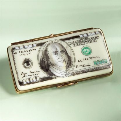 Picture of Limoges 100 Dollar Bill Box