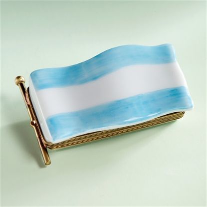 Picture of Limoges Argentina Flag Box