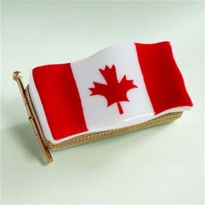 Picture of Limoges Canada Flag Box