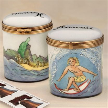 Picture of Limoges Hawaii Surfer Stampbox