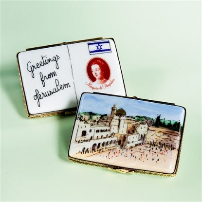 Picture of Limoges Jerusalem Postcard Box