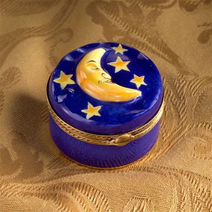 Picture of Limoges Moon and Stars at Night  Box