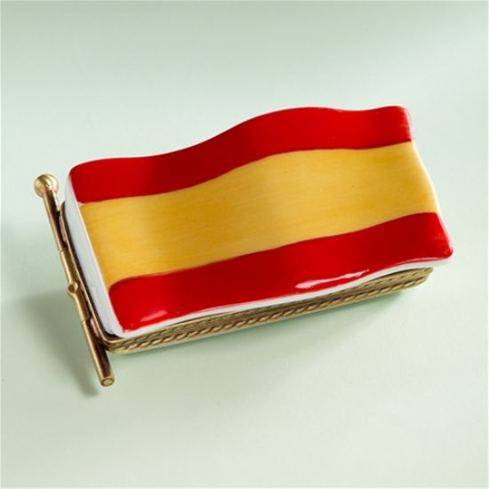 Picture of Limoges Spanish Flag Box