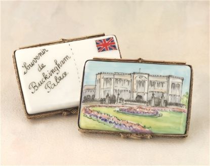 Picture of Limoges Buckingham Palace  London Postcard Box