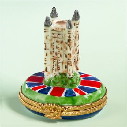 Picture of Limoges Tower of London Box with UK Flag