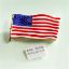 Picture of Limoges Usa Flag Box with Gold Bless America sign