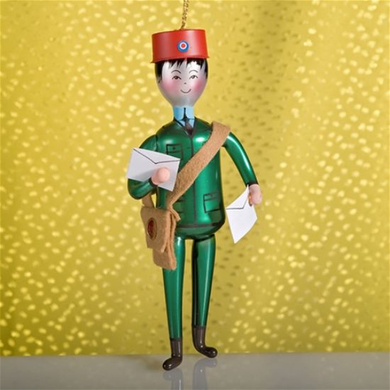 Picture of De Carlini Mailman Italian Christmas Ornament