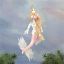 Picture of De Carlini Pink Mermaid Christmas  Ornament