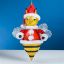 Picture of De Carlini Santa Bee Christmas Ornament