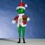 Picture of De Carlini Santa Frog with Gift Christmas Ornament