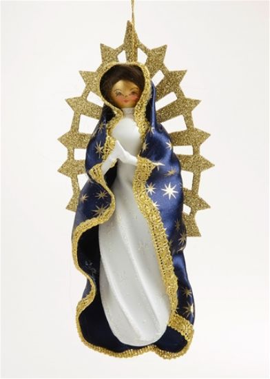 Picture of De Carlini Ltd Ed  Our Lady of Guadalupe Christmas Ornament