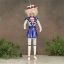 Picture of De Carlini USA Girl Christmas Ornament