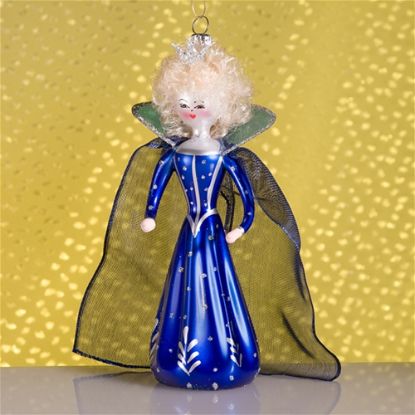 Picture of De Carlini Cinderella in Blue Christmas Ornament