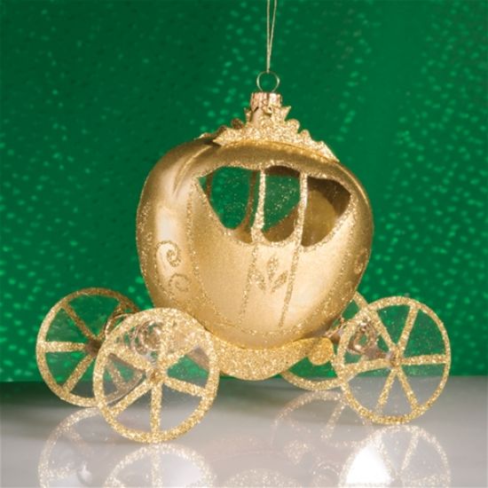 Picture of De Carlini Cinderella Carriage Christmas Ornament