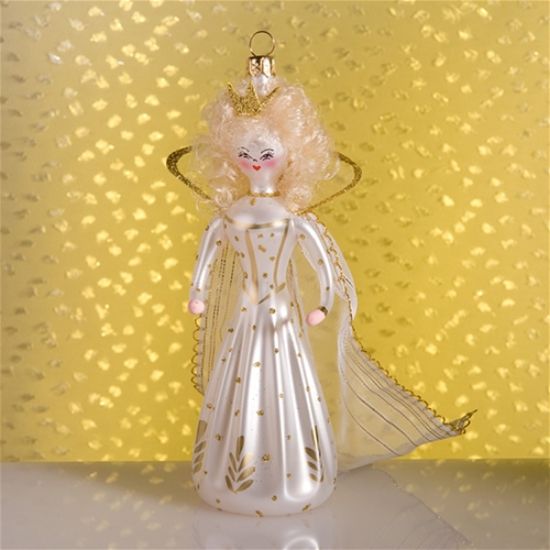 Picture of De Carlini Cinderella in White Christmas Ornament