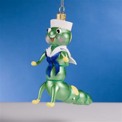 Picture of De Carlini Baby Caterpillar Christmas Ornament