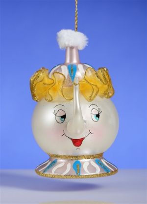 Picture of De Carlini Mrs Potts Christmas Ornament