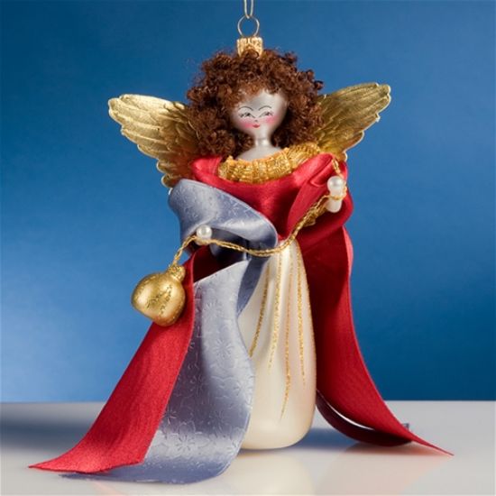 Picture of De Carlini Napolitan Angel with Lantern Christmas Ornament