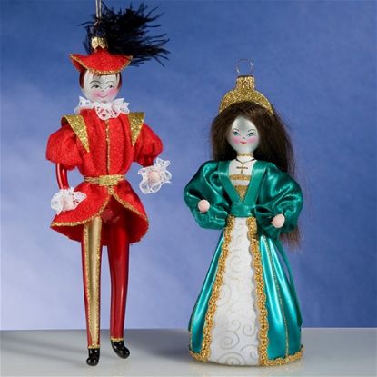 Picture of De Carlini Romeo and Juliet Christmas Ornaments
