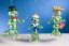 Picture of De Carlini Caterpillar Family Christmas Ornaments 