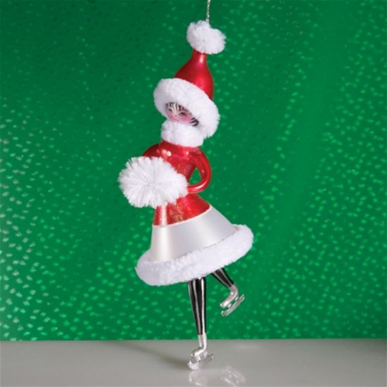 Picture of De Carlini Elegant Skater Christmas Ornament