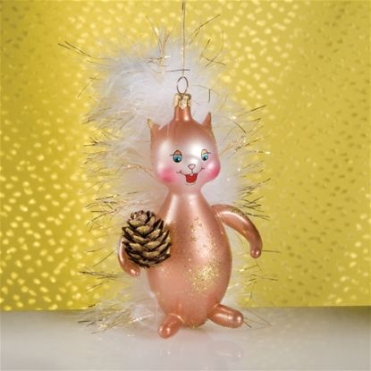 Picture of De Carlini Squirrel Christmas Ornament