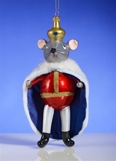 Picture of De Carlini Mouse King Christmas Ornament