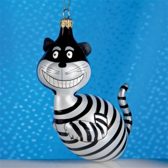 Picture of De Carlini Black and White Cat Ornament