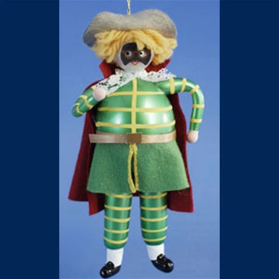 Picture of De Carlini Green Venitian Man Christmas Ornament