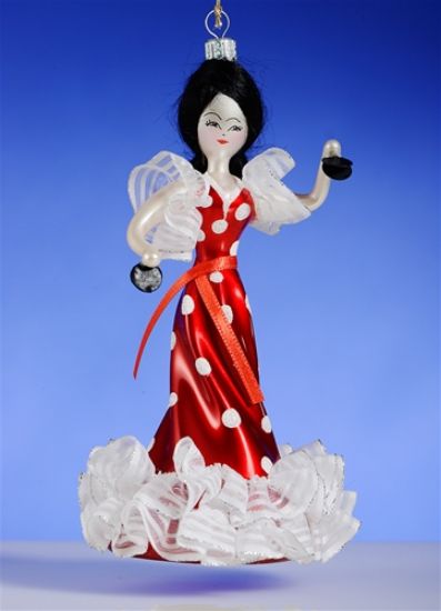 Picture of De Carlini Flamenco Spanish Dancer Ornament