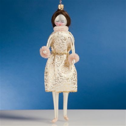 Picture of De Carlini Lady in Evening Designer Dress Ornament