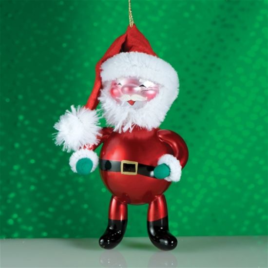 Picture of De Carlini Traditional Santa Christmas Ornament