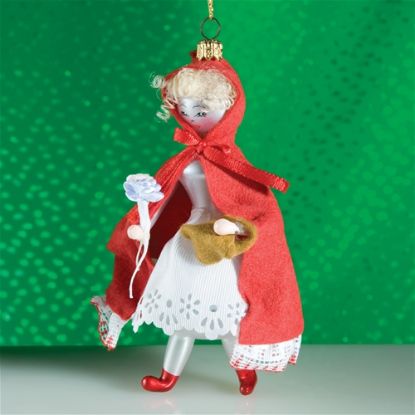 Picture of De Carlini Little Red Riding Hood Christmas Ornament