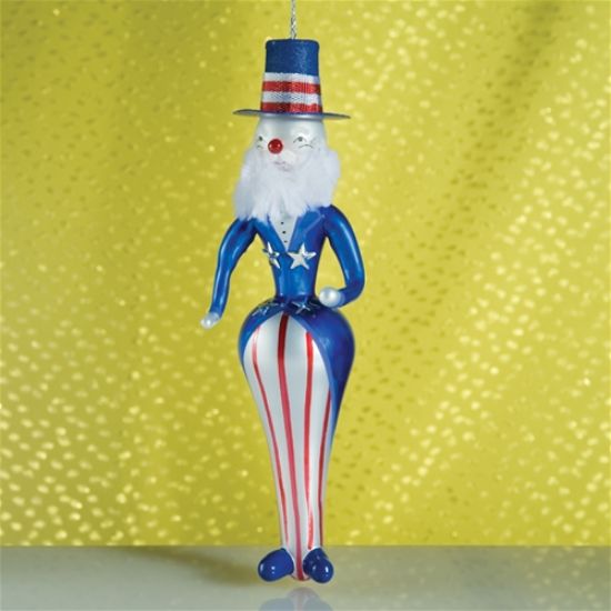 Picture of De Carlini Uncle Sam Christmas Ornament
