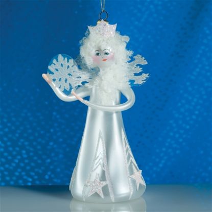 Picture of De Carlini Snow Princess with Icicle Christmas Ornament