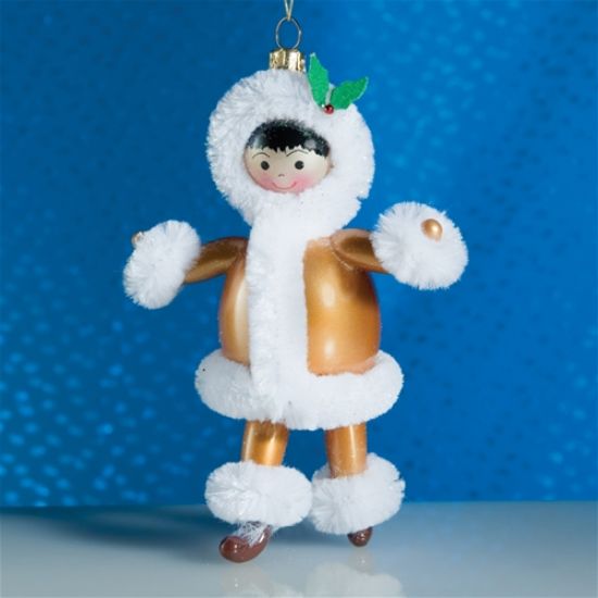 Picture of De Carlini Eskimo Christmas Ornament