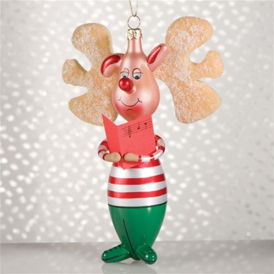 Picture of De Carlini Rudolph Christmas Ornament