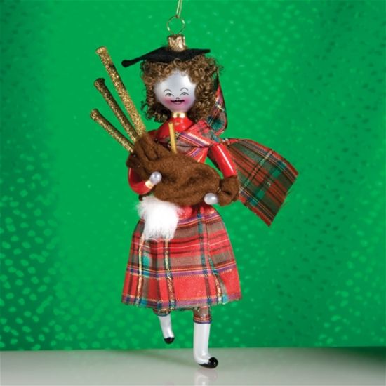 Picture of De Carlini Bagpiper Christmas Ornament