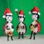 Picture of De Carlini Ladybugs Orchestra 3 Christmas Ornaments