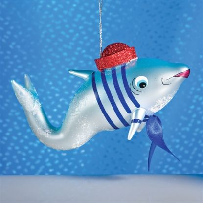 Picture of De Carlini Sailor Dolphin Christmas Ornament