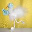 Picture of De Carlini Blue Stork Christmas Ornament