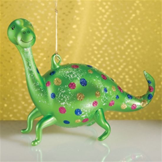 Picture of De Carlini Green Baby Dinosaur Christmas Ornament