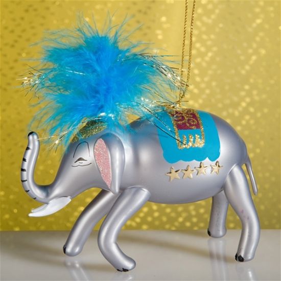 Picture of De Carlini Circus Elephant Christmas Ornament