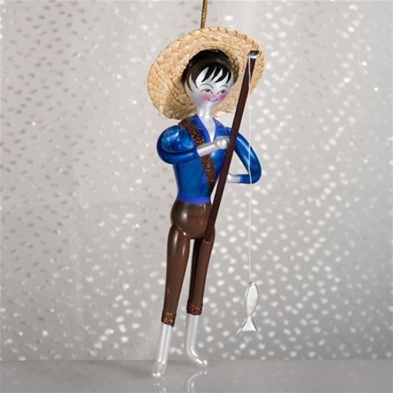 Picture of De Carlini Fisherman Christmas Ornament