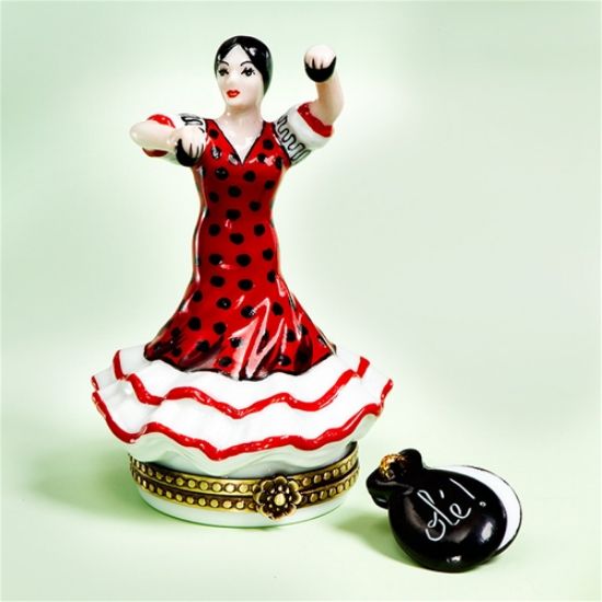 Picture of Limoges Spanish Flamenco Dancer Box