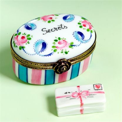 Picture of Limoges Secrets Keepsakes Letters Box